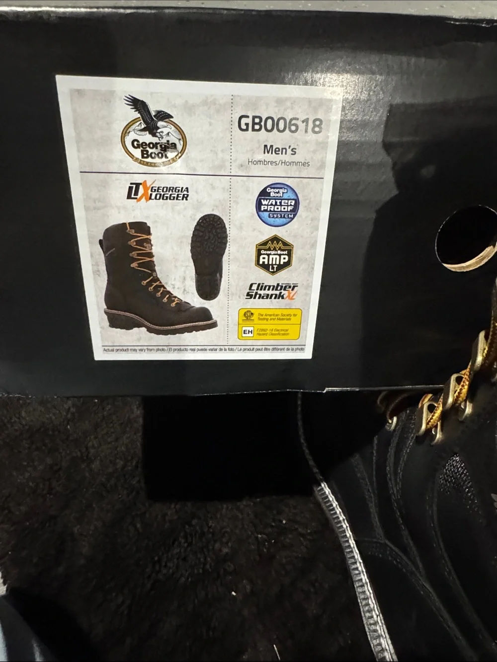 Georgia Boot grain gusset steel